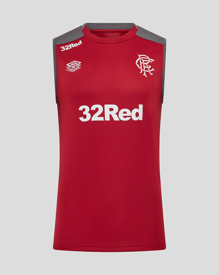 MENS 25/26 PLAYERS TRAINING VEST - RHYTHMIC RED