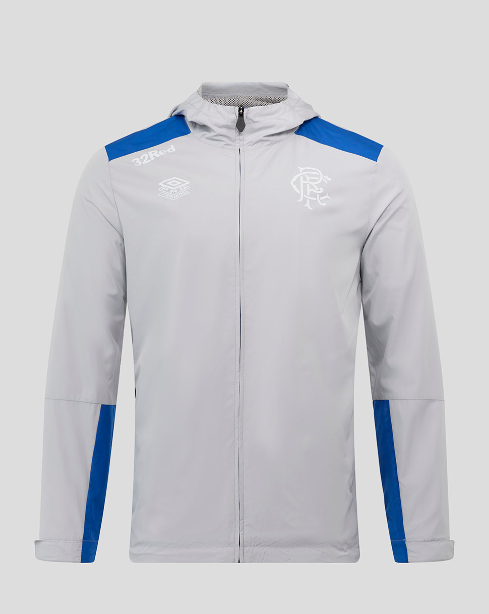 MENS 25/26 PLAYERS TRAINING HOOD SHOWER JACKET - MICROCHIP