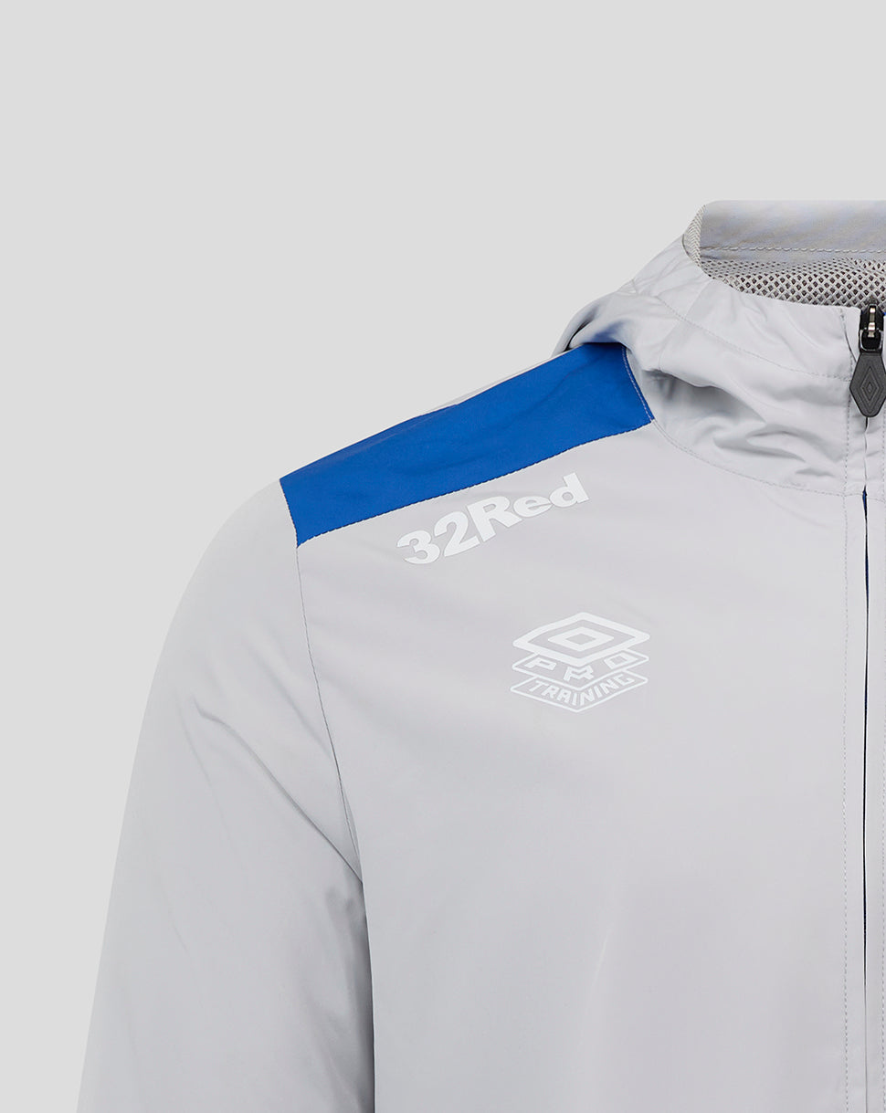 MENS 25/26 PLAYERS TRAINING HOOD SHOWER JACKET - MICROCHIP