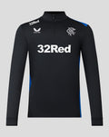 Mens 23/24 Matchday Training 1/4 Zip Midlayer - Black/Blue