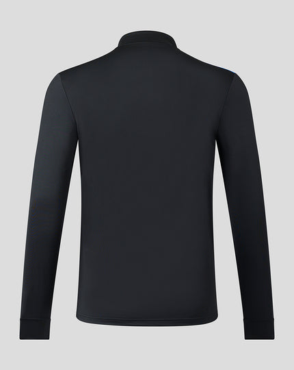 Mens 23/24 Matchday Training 1/4 Zip Midlayer - Black/Blue