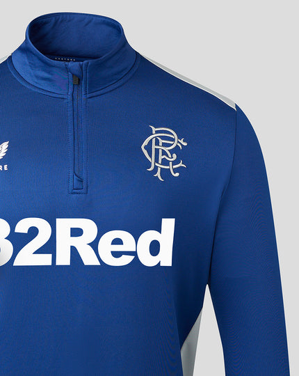 Mens 23/24 Matchday Training 1/4 Zip Midlayer - Blue/Grey