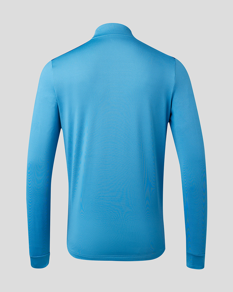 Mens 23/24 Training 1/4 Zip Midlayer - Blue/Navy