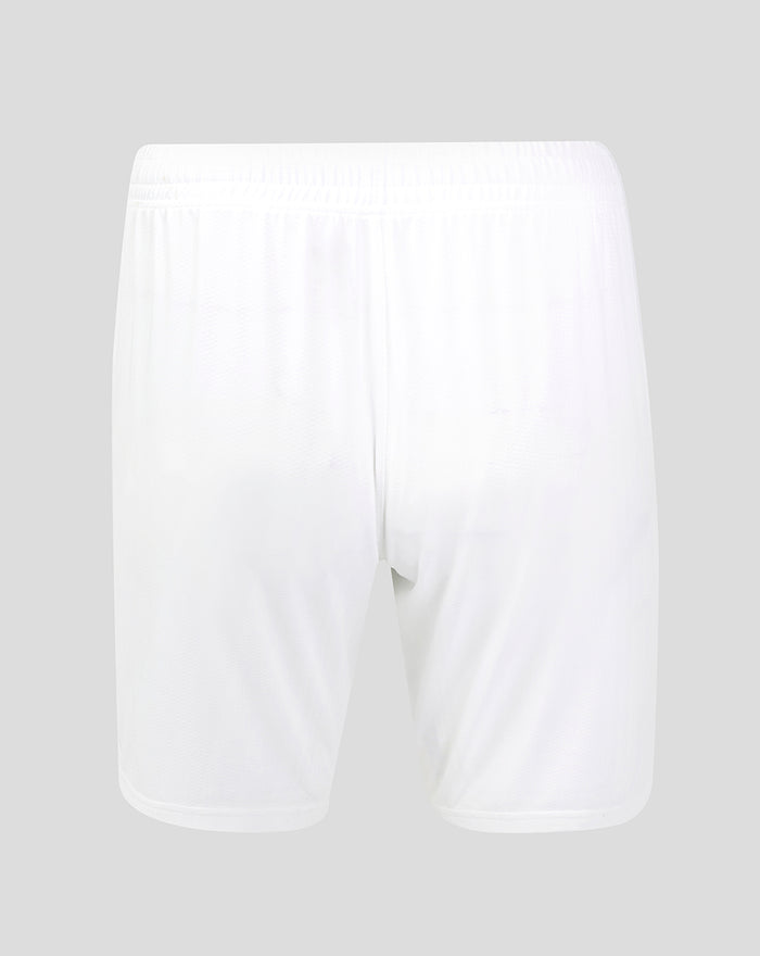 Back view of white Rangers 24/25 Pro Home Short with elastic waistband