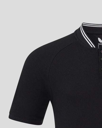 MEN'S 24/25 COTTON POLO - BLACK