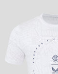 Left sleeve patch featuring a navy badge with red border and Castore branding