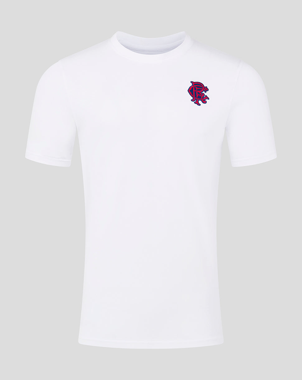 JUNIOR 24/25 CORE FAN CREST T-SHIRT - WHITE