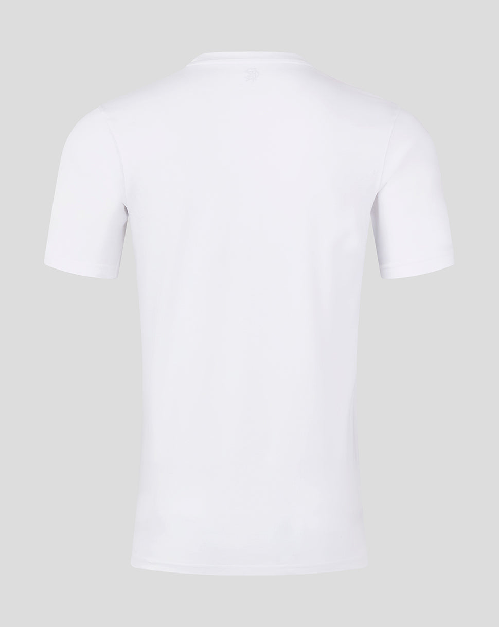 JUNIOR 24/25 CORE FAN CREST T-SHIRT - WHITE