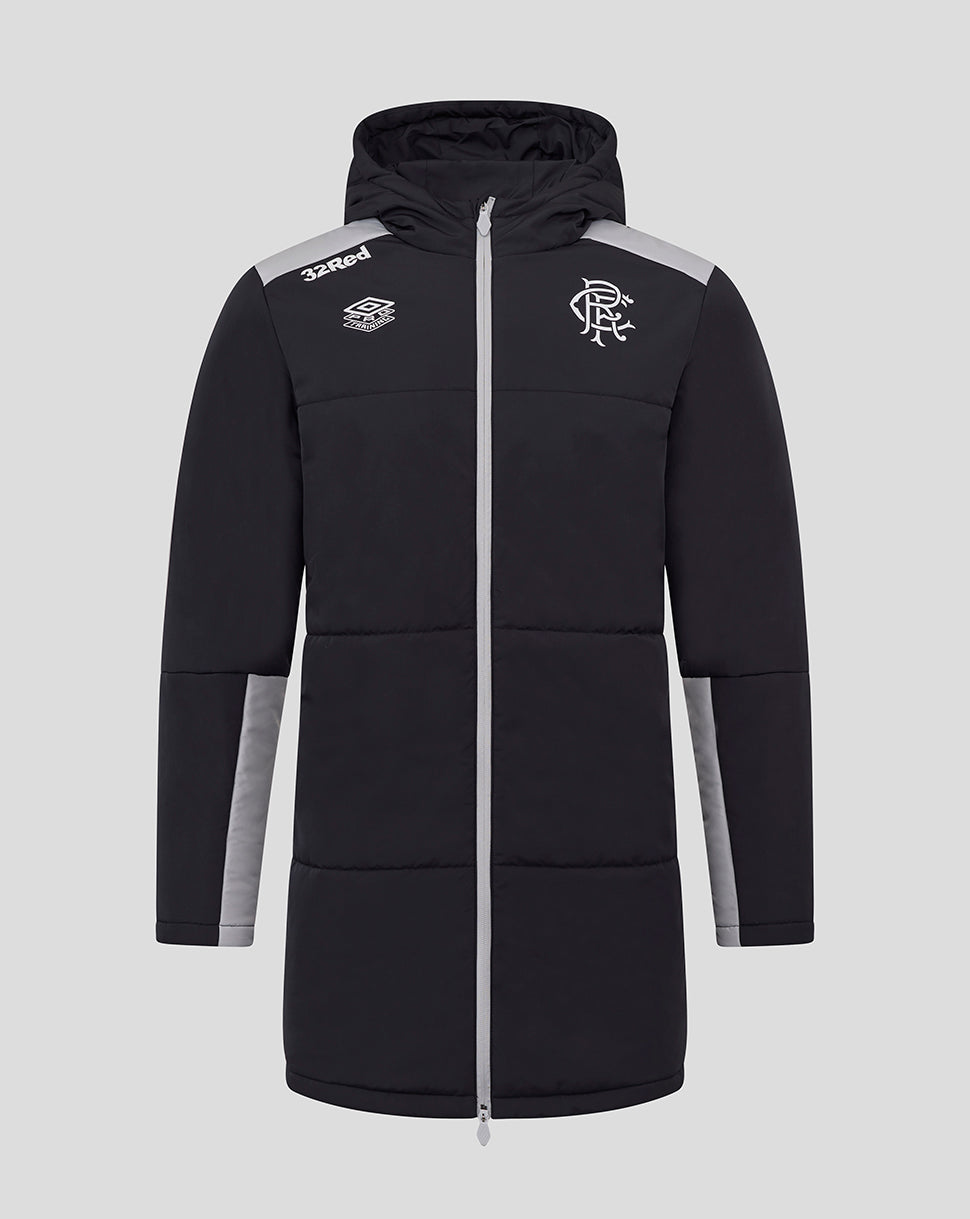 ADULT 25/26 COACHES TRAINING PADDED JACKET - CAVIAR