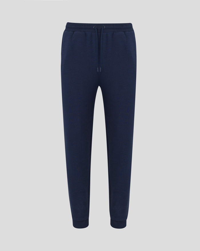 Navy Rangers contemporary jogger waistband with drawstring cords
