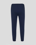 Navy Rangers jogger pants with crest on the thigh and ribbed cuffs