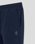 Back view of navy Rangers contemporary jogger with ribbed waistband