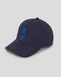 Navy Rangers travel cap with blue embroidered crest and Umbro logo on the front.
