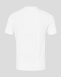 Back view of plain white unisex 25/26 Varsity Club Tee