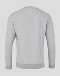 Back view of heather gray unisex coordinates crew sweatshirt