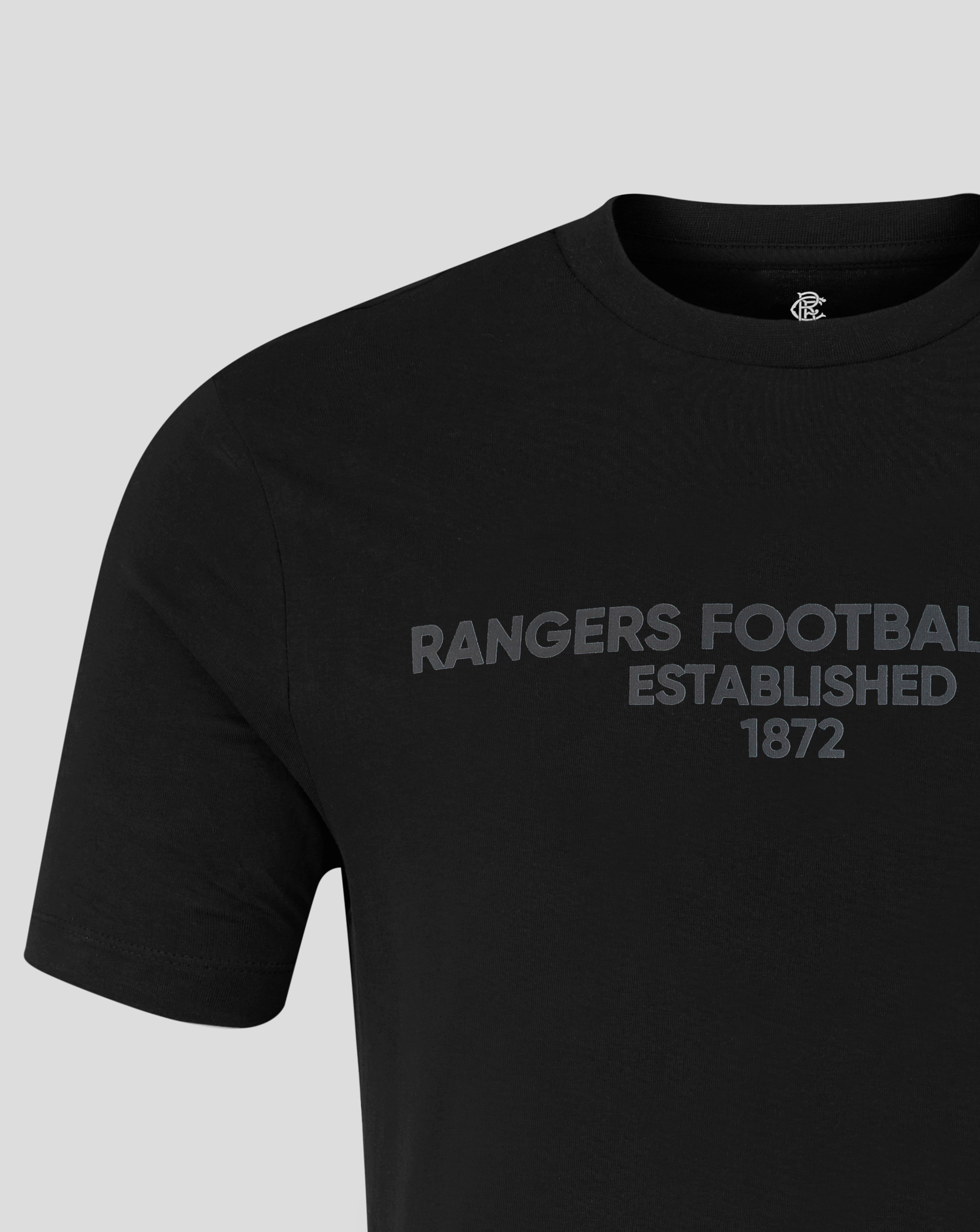 ADULTS 25/26 VARSITY TONAL TYPOGRAPHY TEE - BLACK