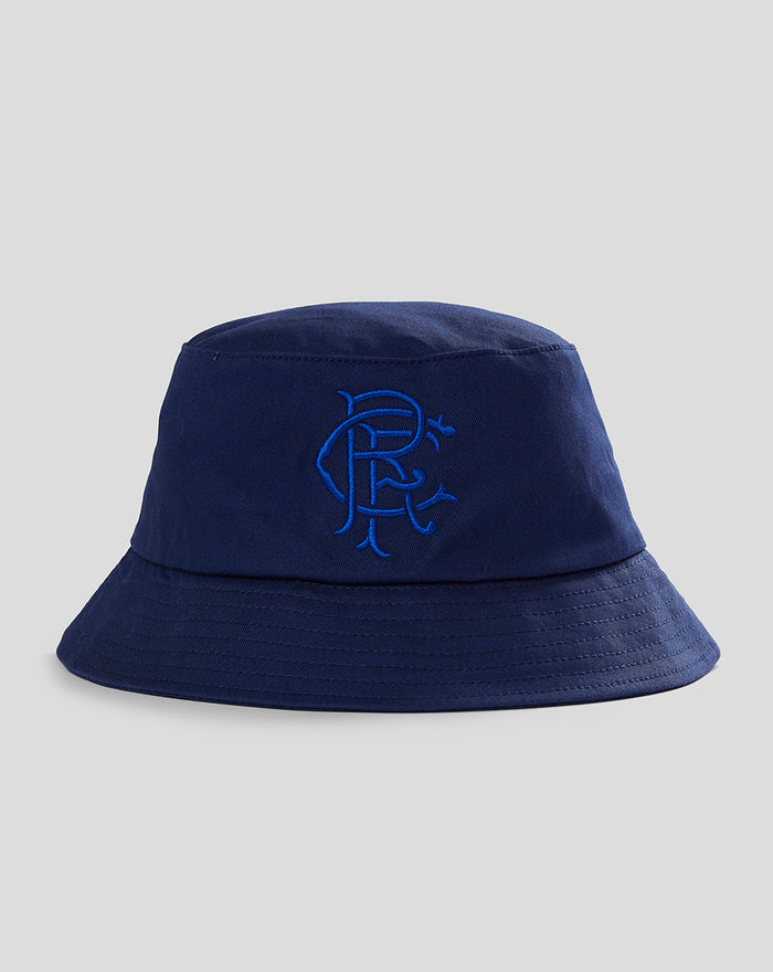 Navy Rangers bucket hat with blue embroidered logo on the front
