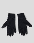Two black unisex gloves displayed against a light gray background