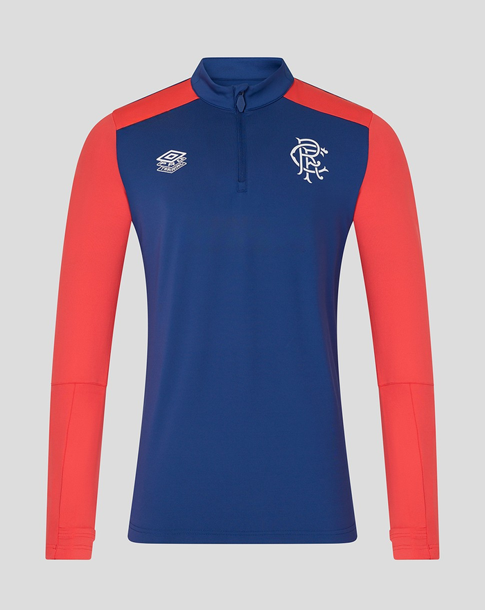 RANGERS FC JUNIOR 2026/27 PRO TRAINING QUARTER ZIP - TWILIGHT BLUE