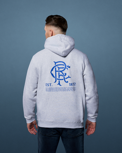 ADULTS RANGERS X ART OF PRINTED HOODIE - GREY