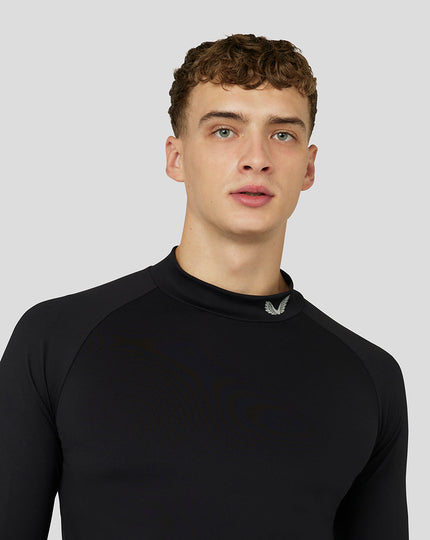 Men's long sleeve mock turtleneck golf shirts best sale