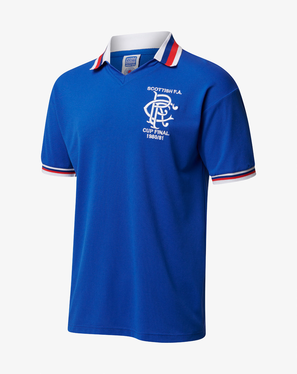 Rangers 1981 Scottish Cup Final shirt