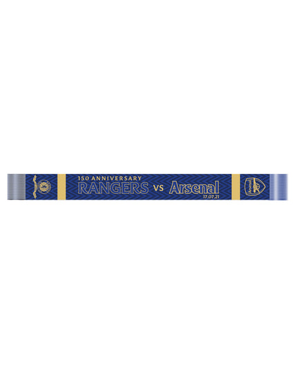 Rangers x Arsenal Anniversary Scarf - Blue